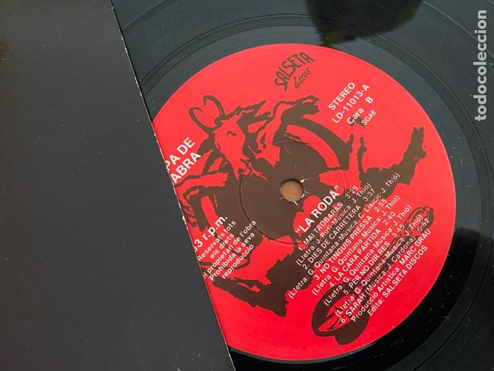Discos de vinilo: SOPA DE CABRA LA RODA LP ESPA&Ntilde;A 1990 (B-55) - Foto 3