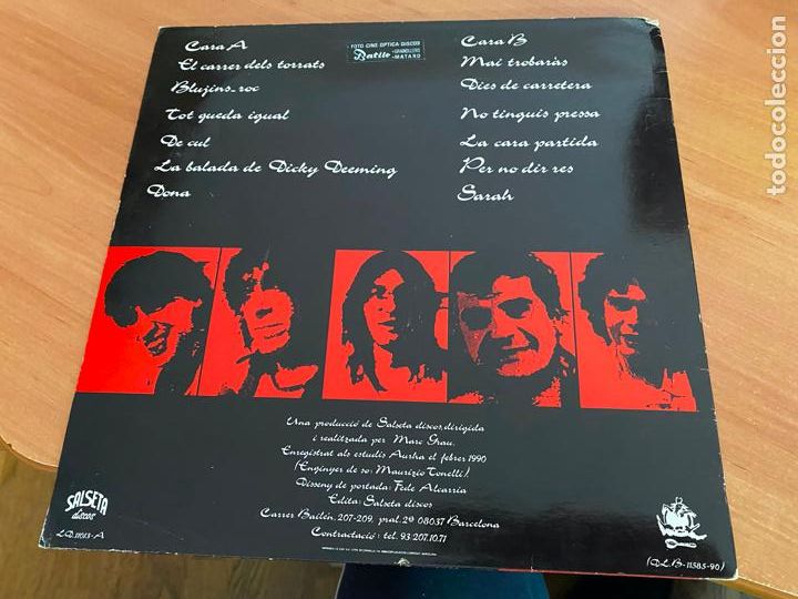 Discos de vinilo: SOPA DE CABRA LA RODA LP ESPA&Ntilde;A 1990 (B-55) - Foto 4