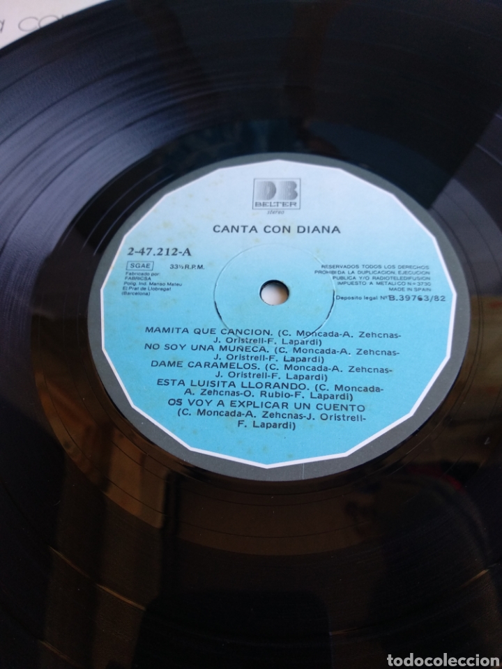 Discos de vinilo: *CANTA CON DIANA. SPAIN. BELTER. 1982 - Foto 4