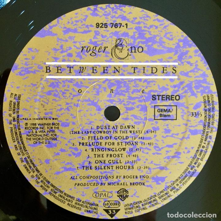 Discos de vinilo: ROGER ENO : BETWEEN TIDES [OPAL - DEU 1988] LP - Foto 4