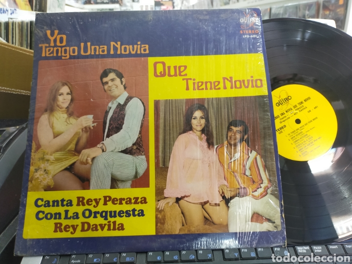 Disques de vinyle: Rey peraza LP yo tengo una novia que tiene novio