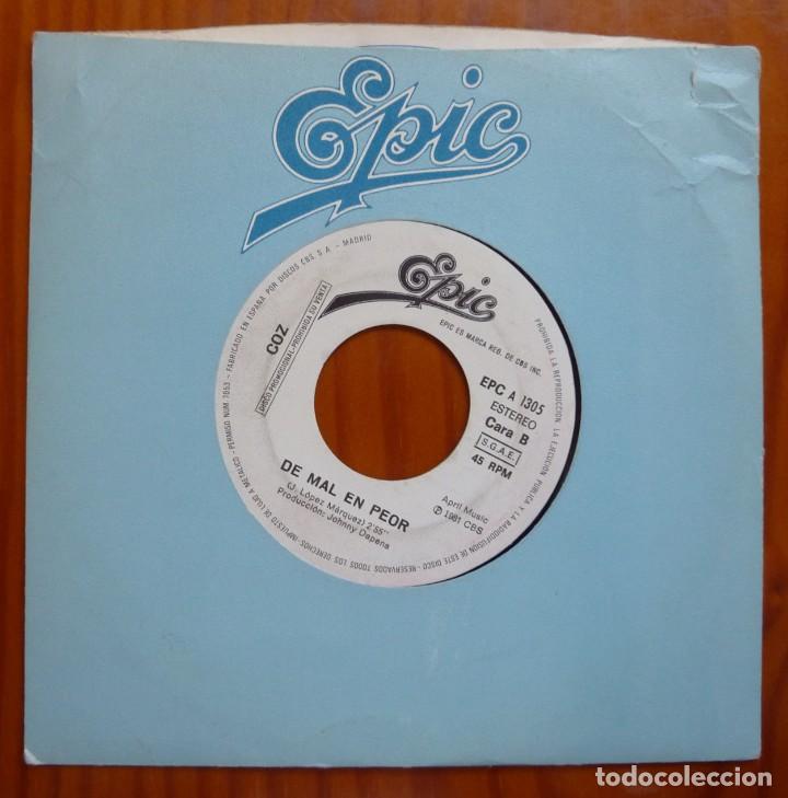 Discos de vinilo: COZ / IMAGINATE / PROMOCIONAL / 1981 / SINGLE - Foto 1