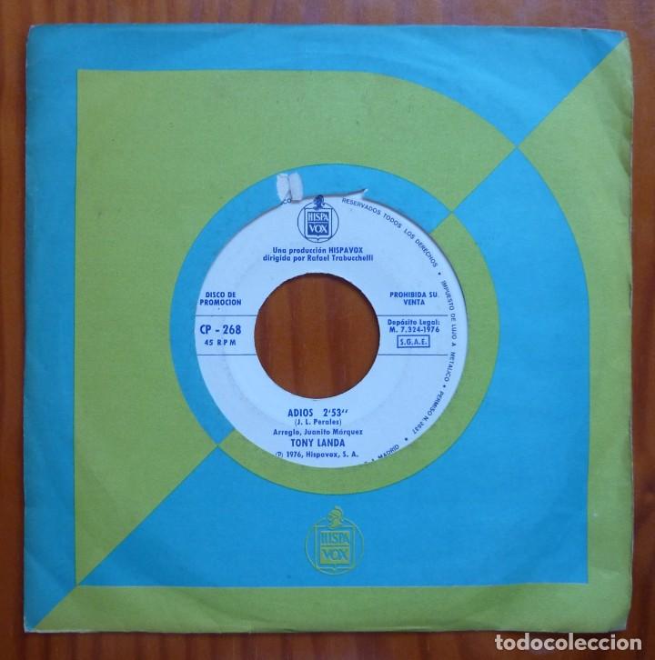 Discos de vinilo: TONY LANDA / LA RUEDA DEL AMOR / PROMOCIONAL / 1977 / SINGLE