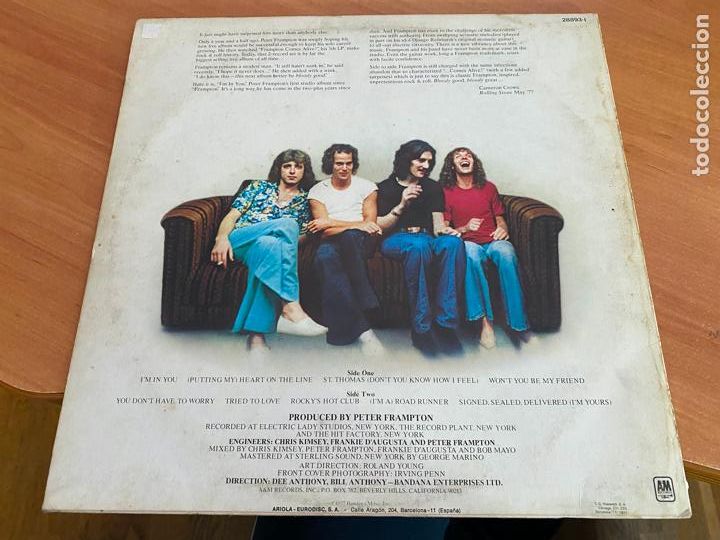 Discos de vinilo: PETER FRAMPTON (IM IN YOU) LP ESPA&Ntilde;A 1977 (B-55) - Foto 3