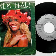 Discos de vinilo: AMANDA LEAR - FASHION PACK (STUDIO 54) / BLACK HOLES - SINGLE ARIOLA 1979 BPY