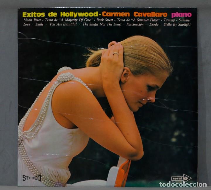 Discos de vinilo: LP. CARMEN CAVALLARO. EXITOS DE HOLLYWOOD A PIANO - Foto 1