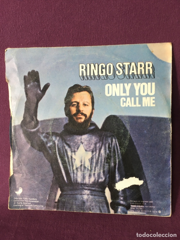 Discos de vinilo: Disco de vinilo Single ringo starr - Foto 2