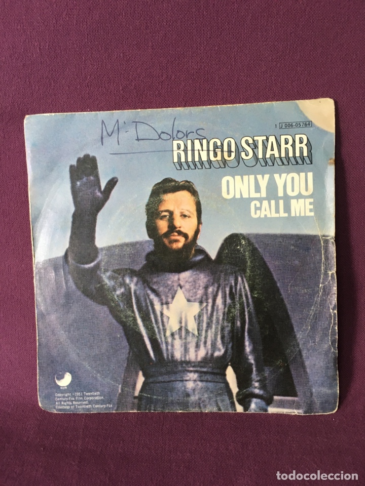 Discos de vinilo: Disco de vinilo Single ringo starr - Foto 1