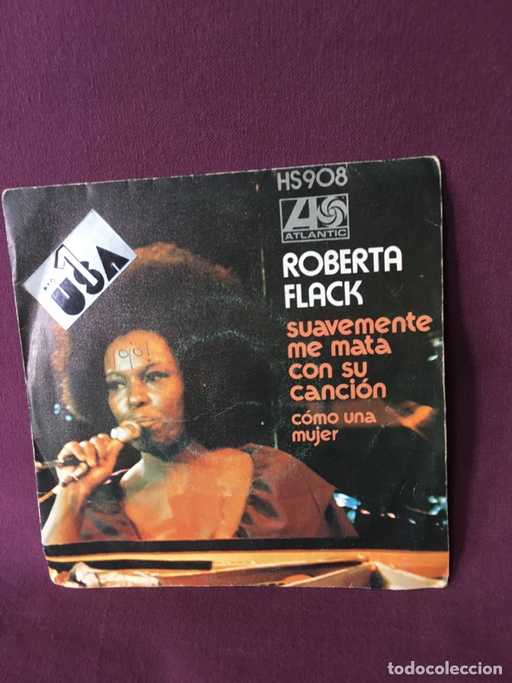 Discos de vinilo: Disco de vinilo Single Roberta Flack - Foto 1