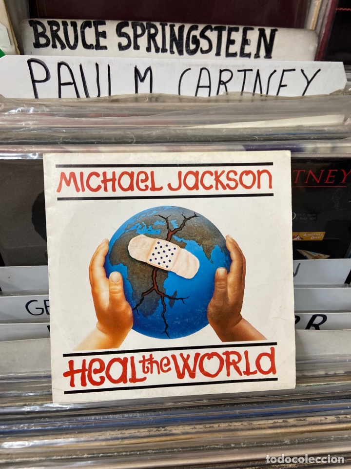 Discos de vinilo: Michael Jackson Heal The World promo - Foto 1