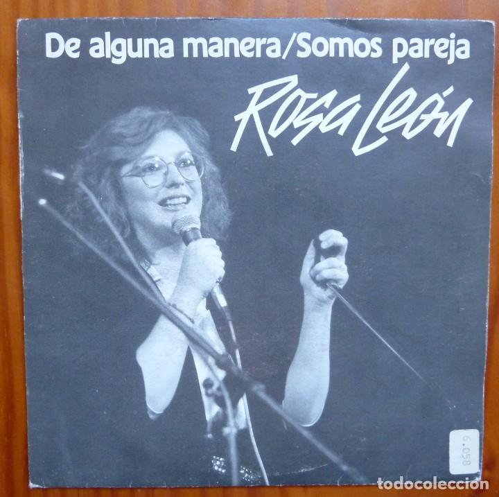 Discos de vinilo: ROSA LEON / DE ALGUNA MANERA / 1986 / SINGLE - Foto 1