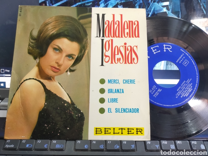 Dischi in vinile: Madalena iglesias merci,cherie + 3 1966