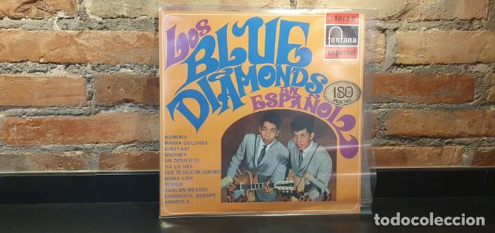 Discos de vinilo: Los Blue Diamonds en Espa&ntilde;ol. LP - Foto 1
