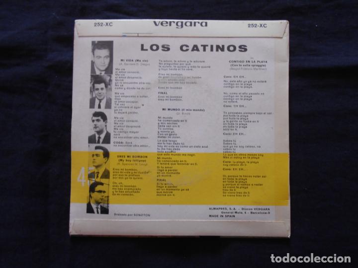 Discos de vinilo: LOS CATINOS // MI VIDA + 3 - Foto 2