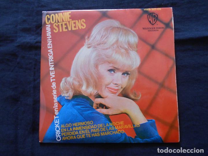 Discos de vinilo: CONNIE STEVENS // AHORA QUE TE HAS MARCHADO + 3 - Foto 1