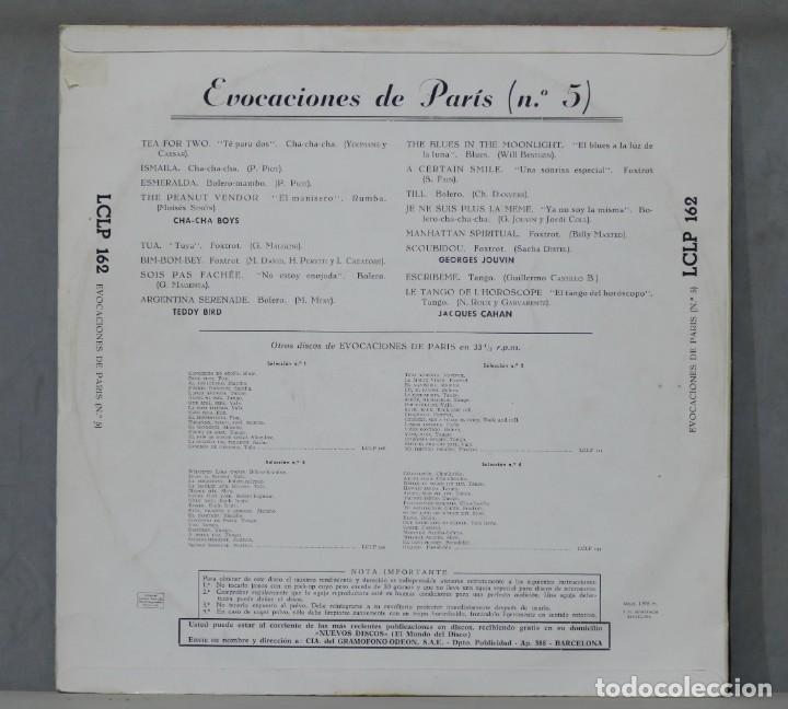 Discos de vinilo: LP. EVOCACIONES DE PARIS. 3 - Foto 2