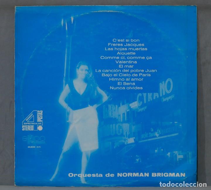 Discos de vinilo: LP. NORMAN BRIGMAN. SIEMPRE PARIS - Foto 2