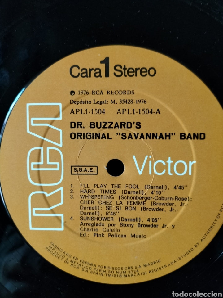 Discos de vinilo: Dr.Buzzards Savannah Band 1976 RCA - Foto 5
