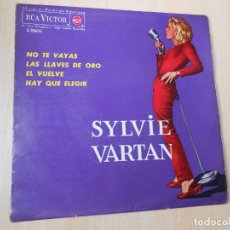 Discos de vinilo: SYLVIE VARTAN, EP, NO TE VAYAS + 3, AÑO 1963. Lote 335029653