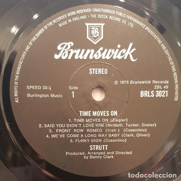 Discos de vinilo: STRUTT- TIME MOVES ON. LP - Foto 3