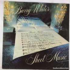 Discos de vinilo: BARRY WHITE – BARRY WHITE'S SHEET MUSIC - VINYL, LP, ALBUM - EUROPE