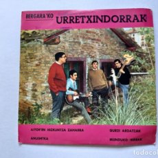 Discos de vinilo: BERGARA´KO URRETXINDORRAK - AITOR´EN HIZKUNTZA ZAHARRA EP 4 TEMAS 1968. Lote 335057033