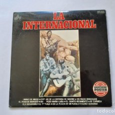 Discos de vinilo: CORO POPULAR JABALON - LA INTERNACIONAL LP 1977 CONTIENE POSTER Y LIBRETO CANTOS REVOLUCIONARIOS