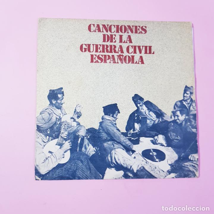 Discos de vinilo: SINGLE- CANCIONES DE LA GUERRA-1970-DIAL-EXCELENTE - Foto 2