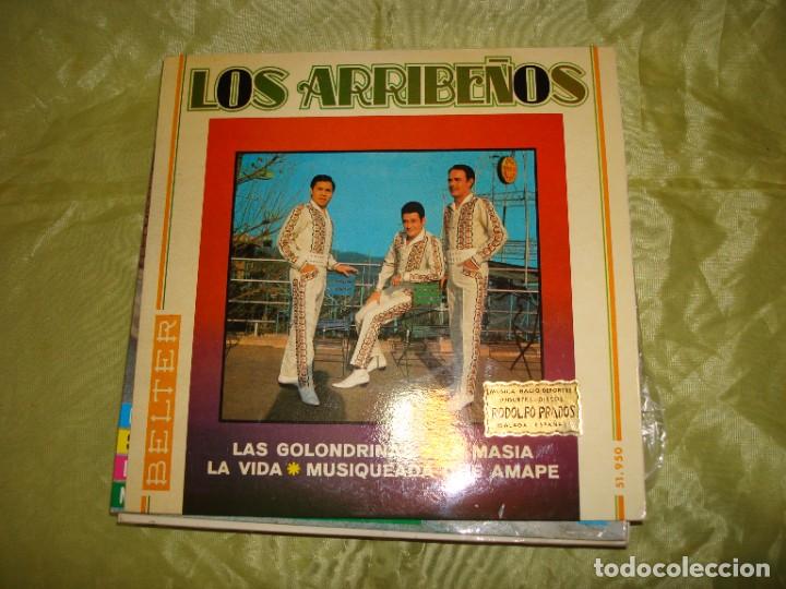Discos de vinilo: LOS ARRIBE&Ntilde;OS. LAS GOLONDRINAS + 3. EP. BELTER, 1969. IMPECABLE(#) - Foto 1