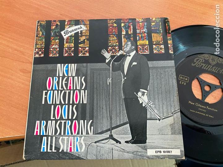 Discos de vinilo: LOUIS ARMSTRONG ALL STARS (NEW ORLARNS FUNCTION) EP GERMANY - Foto 1