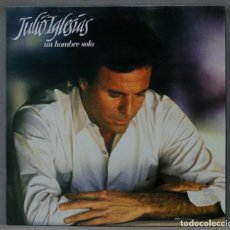 Disques de vinyle: LP. JULIO IGLESIAS. UN HOMBRE SOLO. Lote 335081878