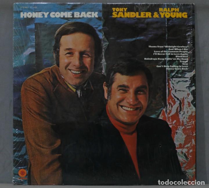 Discos de vinilo: LP. Sandler & Young. Honey Come Back - Foto 1