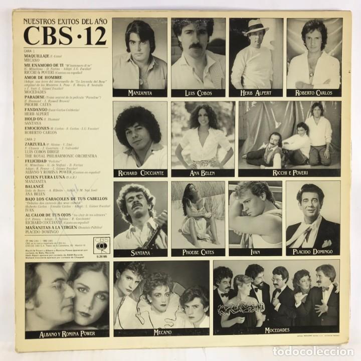 Discos de vinilo: Various &ndash; CBS 12 Nuestros &Eacute;xitos Del A&ntilde;o - Vinyl, LP, Compilation - Foto 2