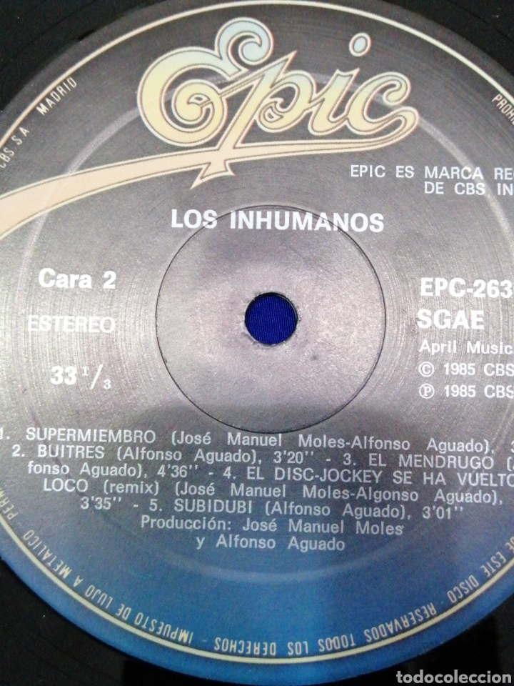 Discos de vinilo: LOS INHUMANOS - Foto 8