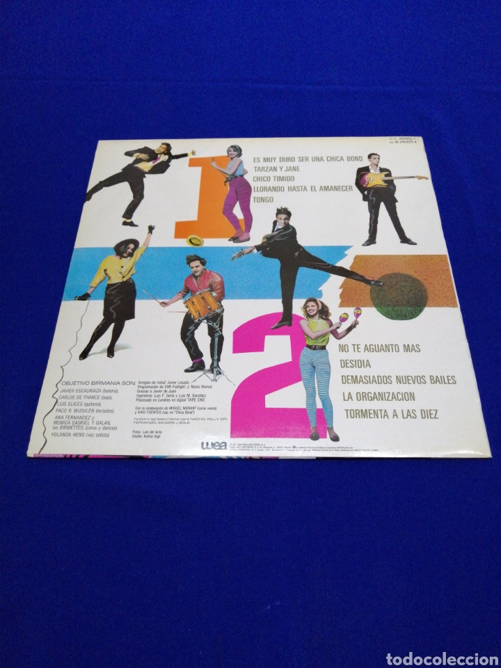 Discos de vinilo: OBJETIVO BIRMANIA - TORMENTA A LAS D&Iacute;EZ - Foto 2