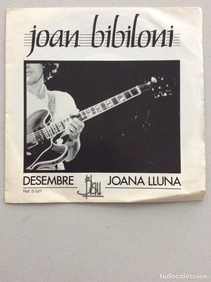 Discos de vinilo: Joan Bibiloni. Desembre. Joana Lluna. - Foto 1