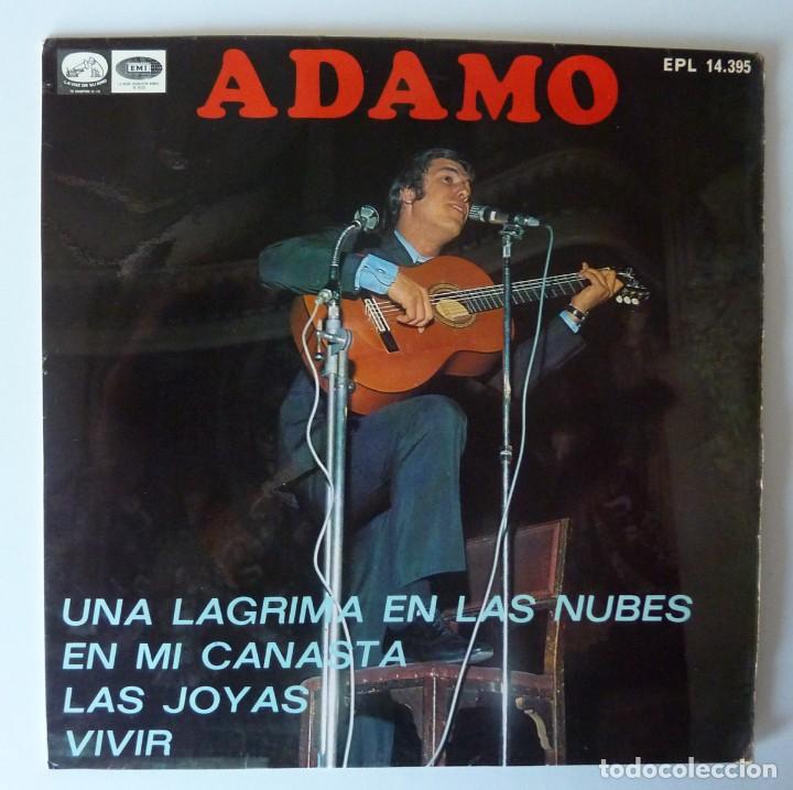 Discos de vinilo: ADAMO // UNA LAGRIMA EN LAS NUBES+3 // 1968 // EP - Foto 1