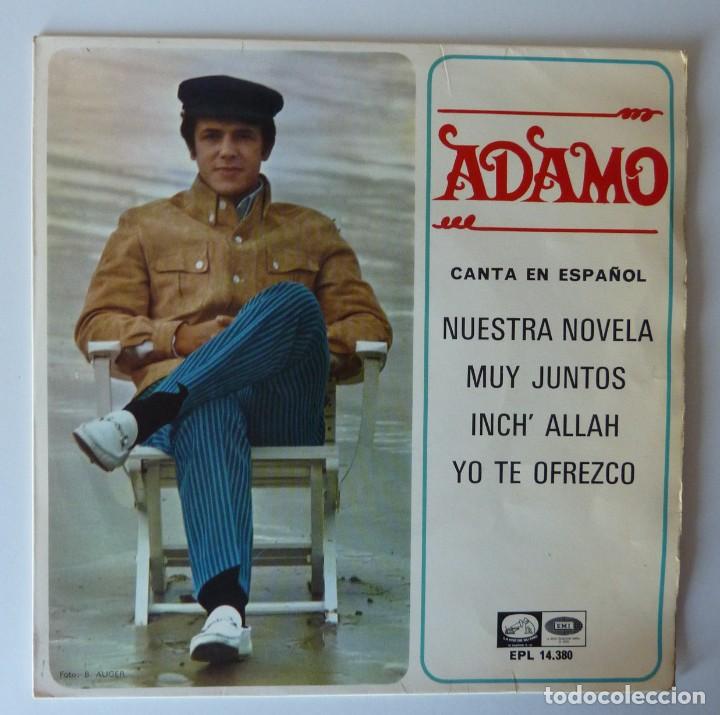 Discos de vinilo: ADAMO // NUESTRA NOVELA+3 // 1967 // EP - Foto 1