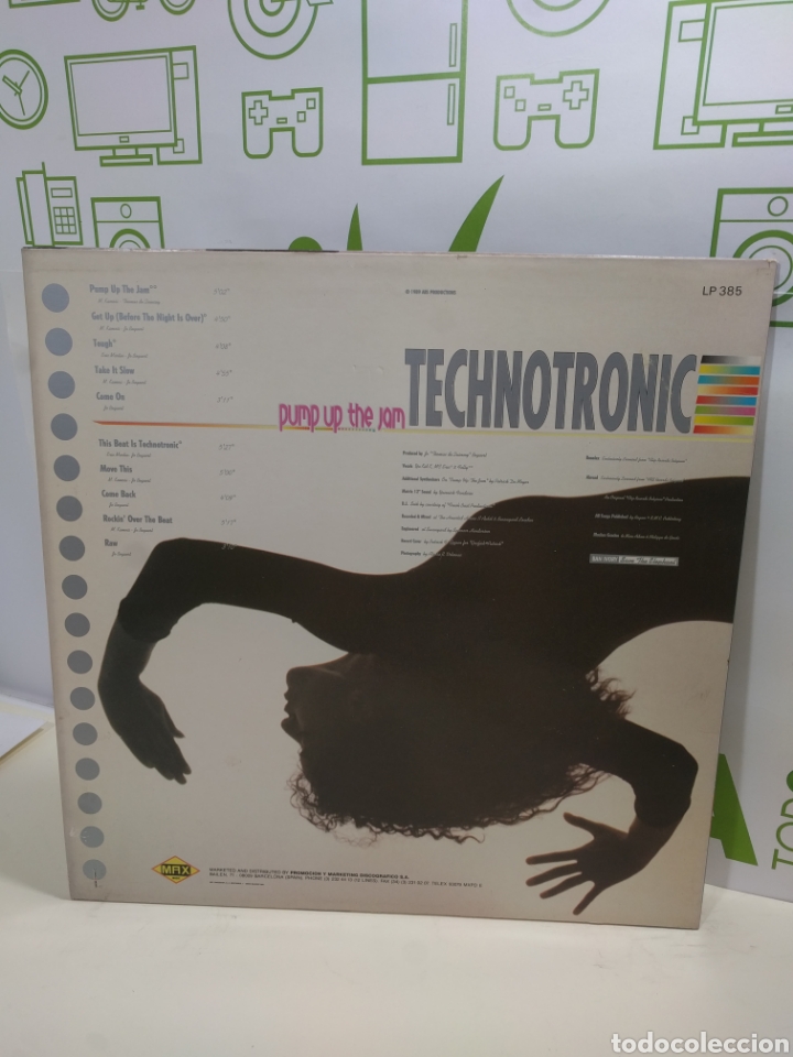 Discos de vinilo: Technotronic. Pump Up the jam. LP - Foto 2