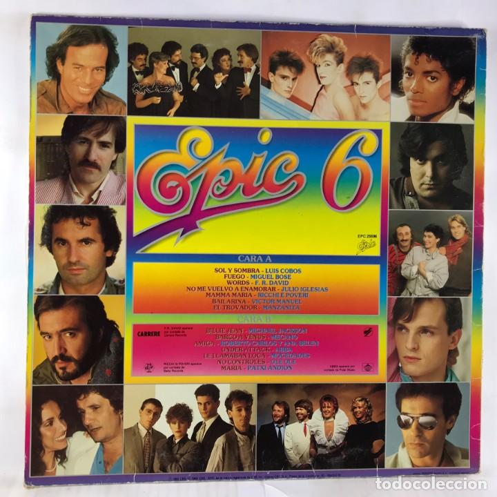 Discos de vinilo: Various &ndash; Epic 6 - El Disco De Oro De Epic - Vinyl, LP, Compilation - Foto 2