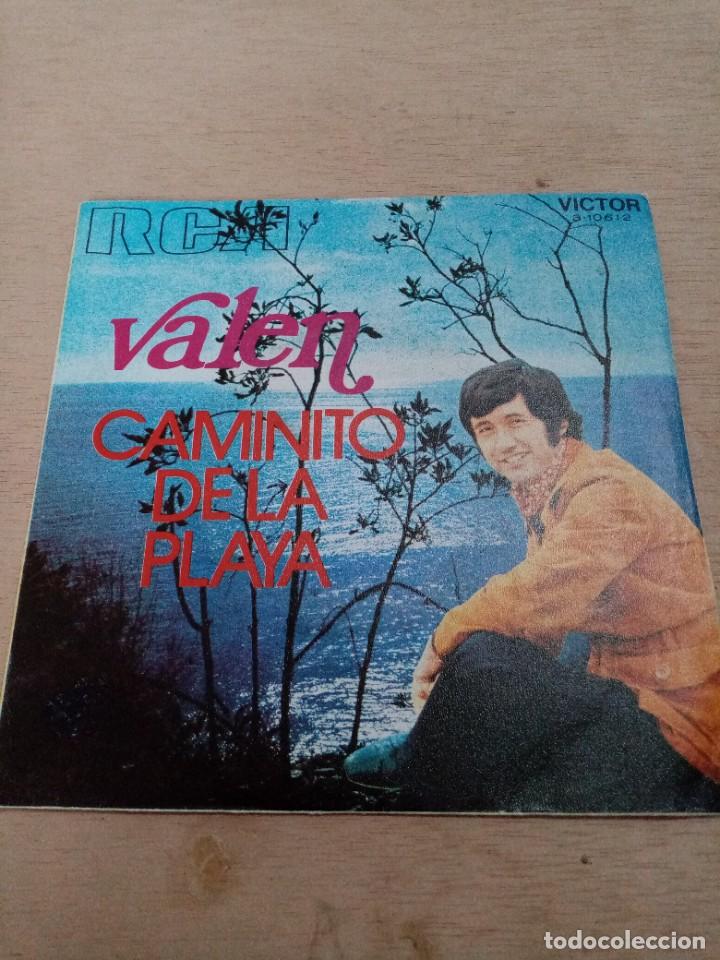 Discos de vinilo: VALEN. CAMINITO DE LA PLAYA. PIEDAD. MRV - Foto 1