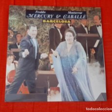 Discos de vinilo: FREDDIE MERCURY & MONSERRAT CABALLÉ - BARCELONA - MAXI - 3 TEMAS