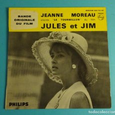 Discos de vinilo: JEANNE MOREAU. JULES ET JIM. PHILIPS, FRANCE EP