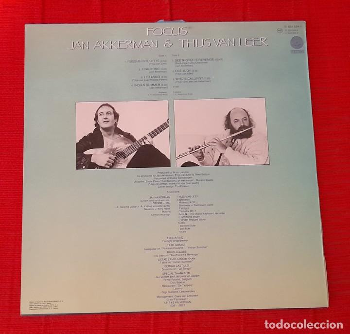 Discos de vinilo: JAN AKKERMAN & THIJS VAN LEER - FOCUS - LP - Foto 2
