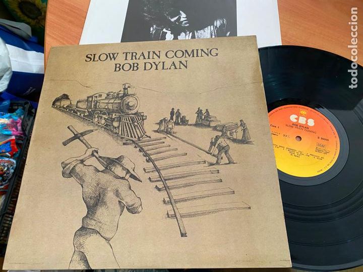 Discos de vinilo: BOB DYLAN (SLOW TRAIN COMING) LP ESPA&Ntilde;A 1979 (B-55) - Foto 1