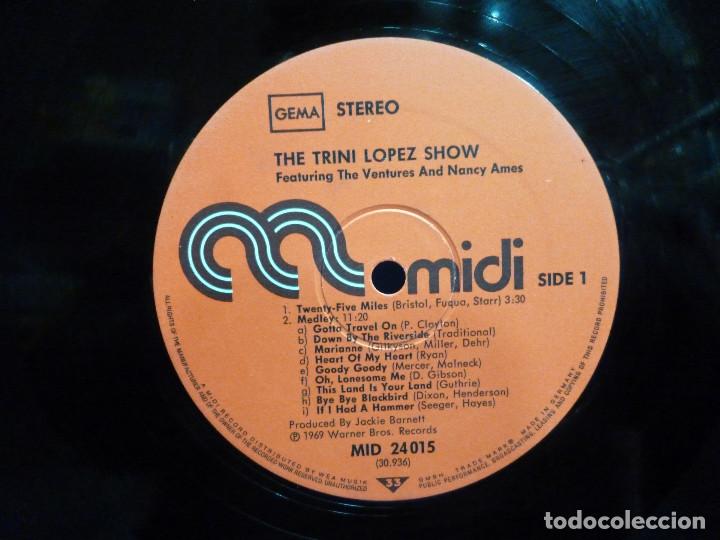 Discos de vinilo: THE TRINI LOPEZ SHOW - Foto 7