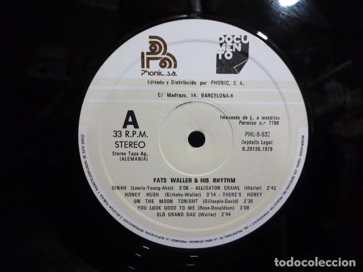 Discos de vinilo: FATS WALLER & HIS RHYTHM - Foto 5