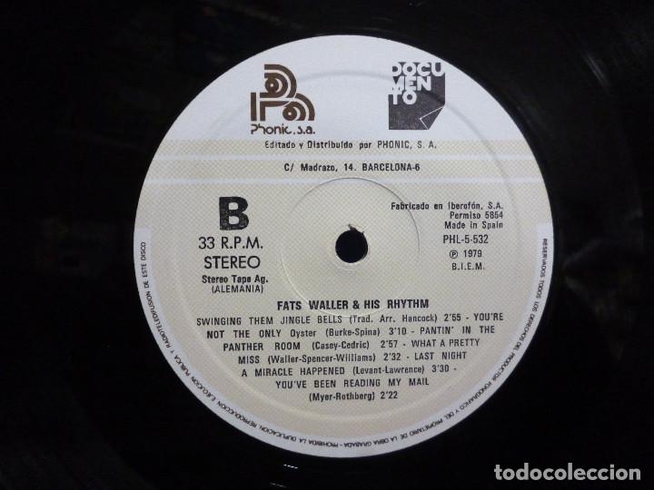 Discos de vinilo: FATS WALLER & HIS RHYTHM - Foto 7