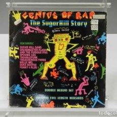 Disques de vinyle: DISCO VINILO 2 X LP. GENIUS OF RAP - THE SUGARHILL STORY. 33 RPM.. Lote 335465848