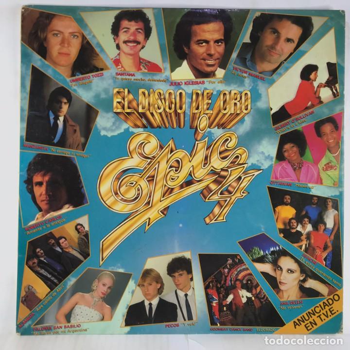 Discos de vinilo: Various &ndash; &rdquo;El Disco De Oro&rdquo; Epic 4 - Vinyl, LP, Compilation, Stereo - Foto 1